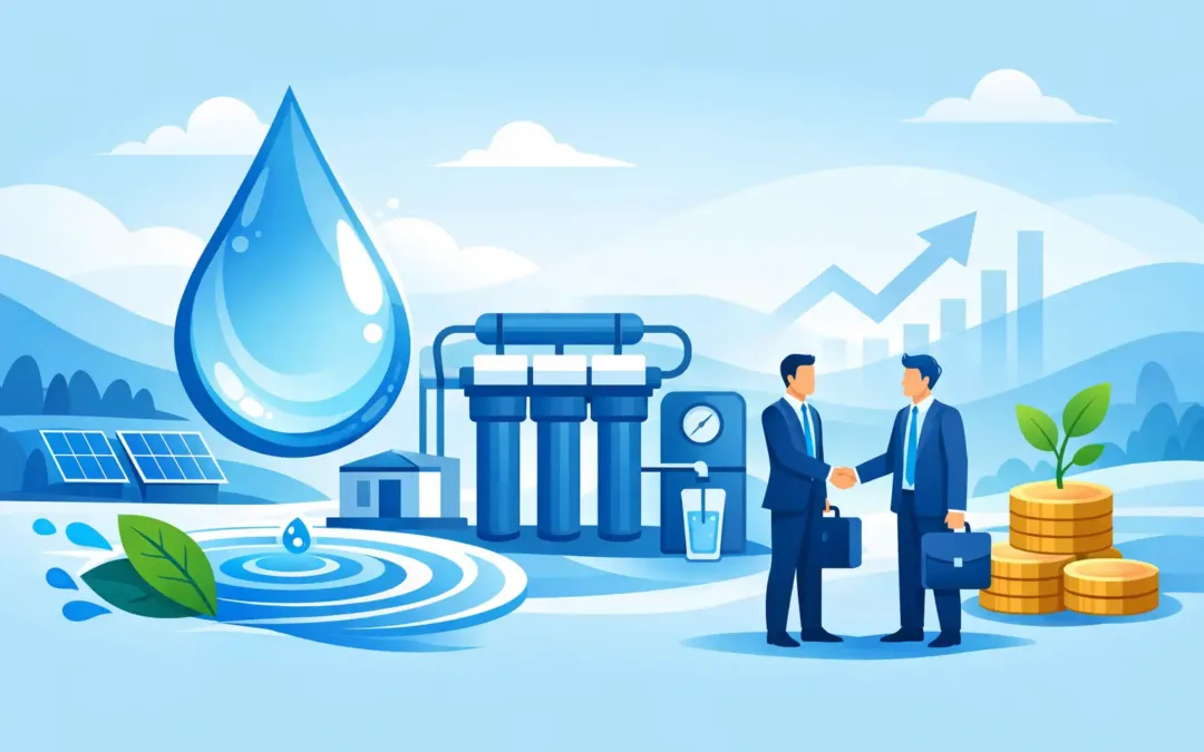Agua inmaculada para un negocio rentable