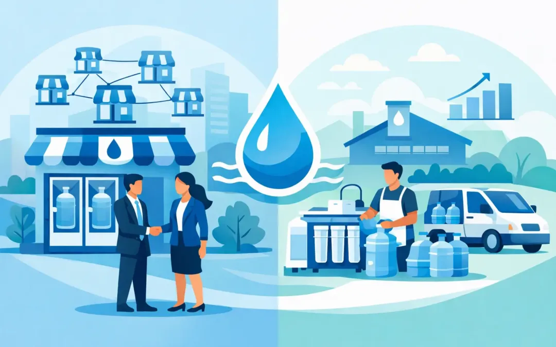 Franquicias o negocio propio de agua