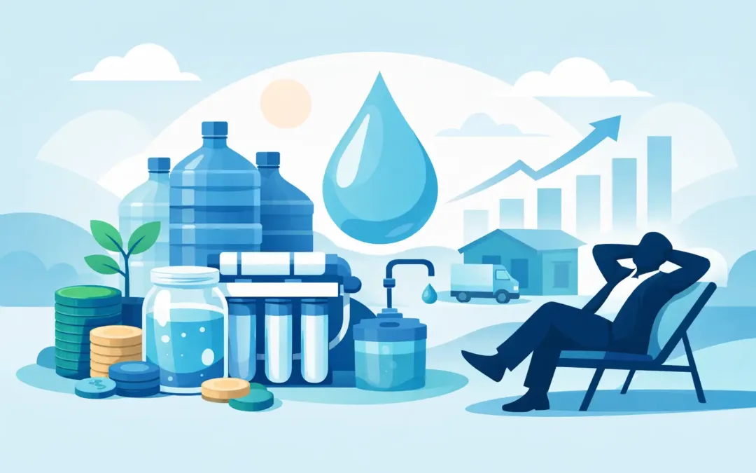Negocio pasivo: ¿sirve el agua purificada?