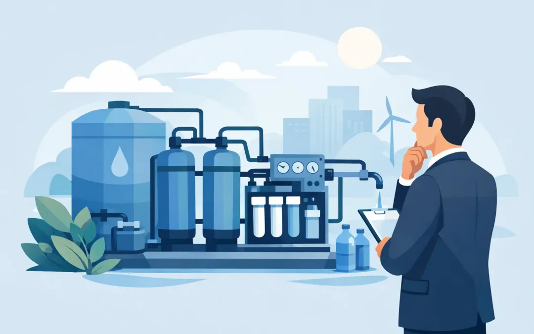 Planta purificadora compacta para emprender