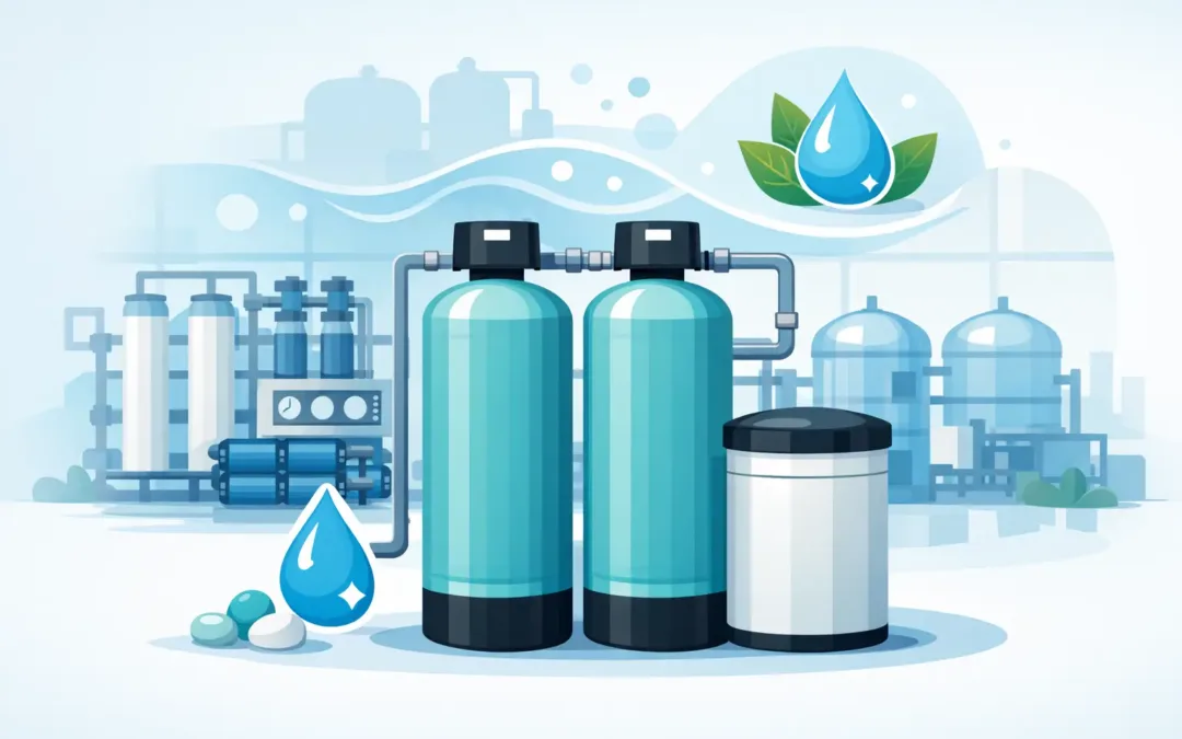 Suavizador de agua para planta purificadora