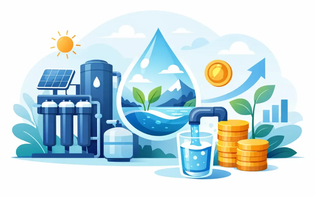 Inversión purificadora de agua rentable